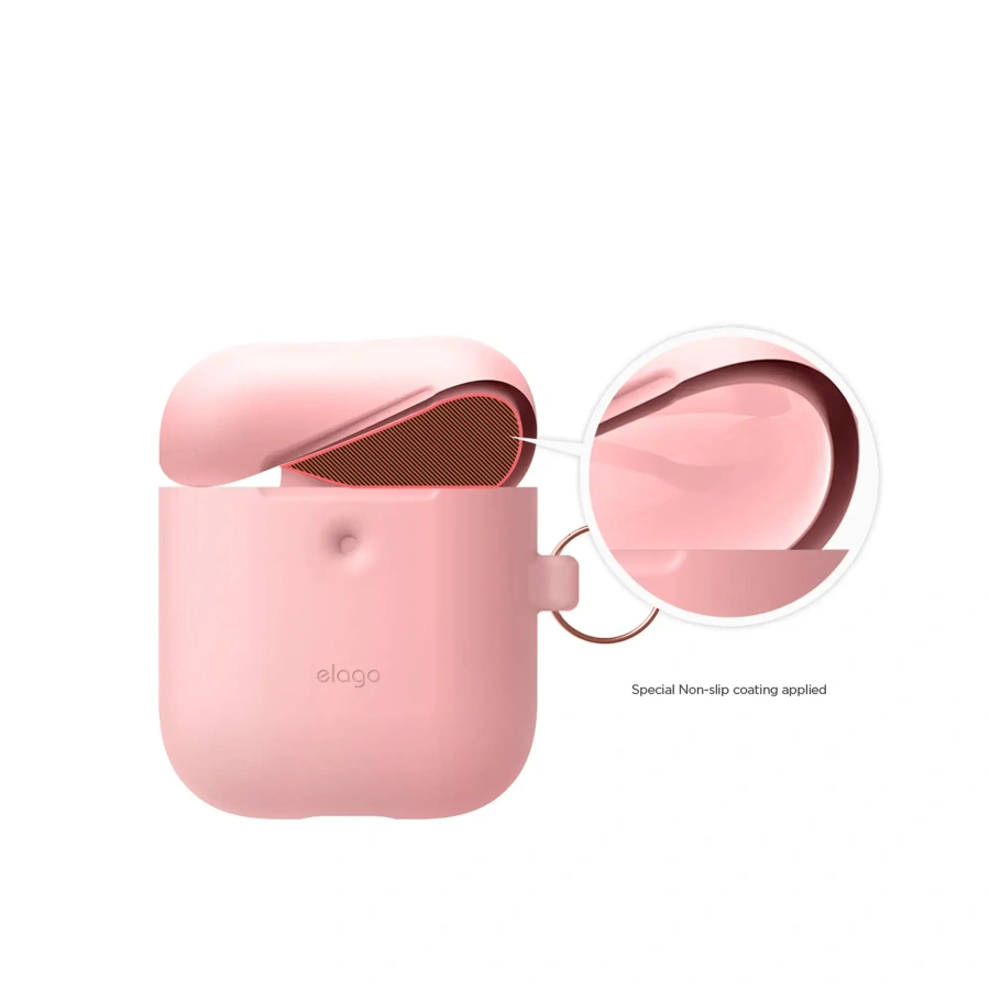 Elago A2 Hang Case Lovely Pink for Airpods with Wireless Charging Case (EAP2SC-HANG-PK)